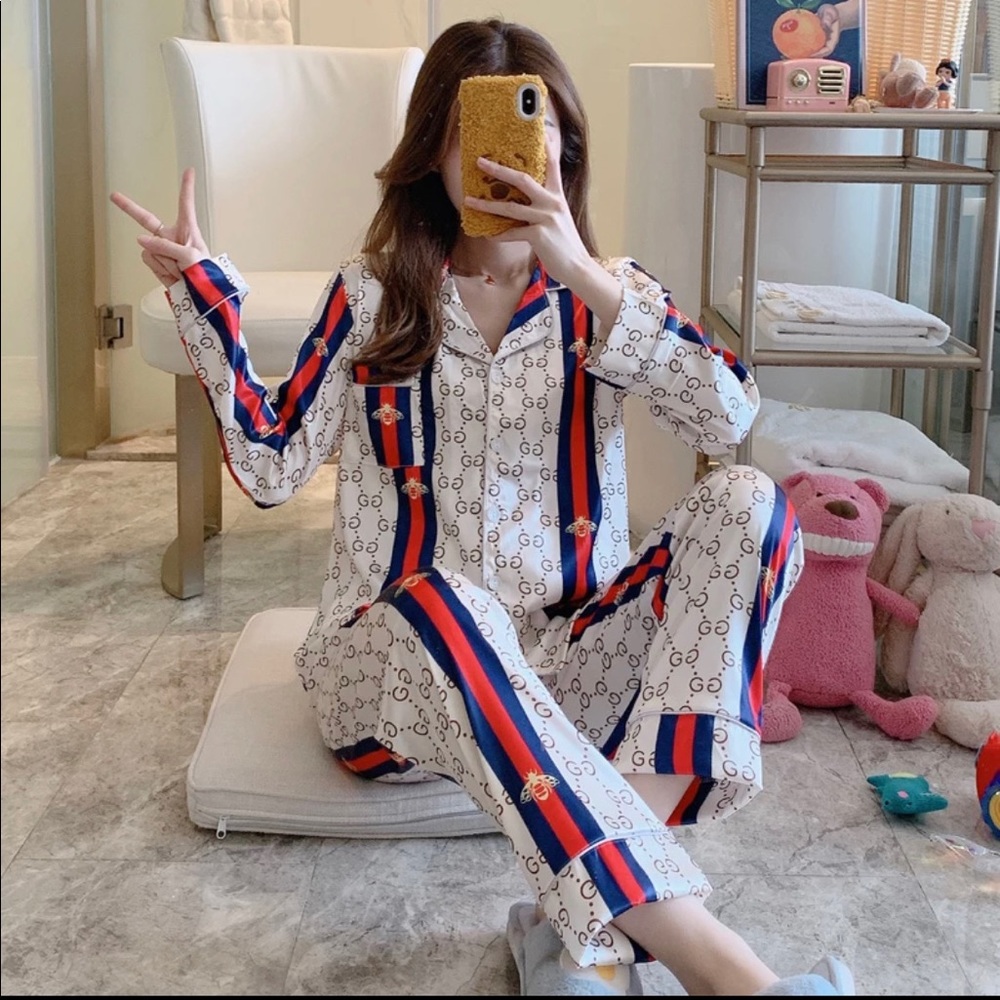 Luxury silk pajamas